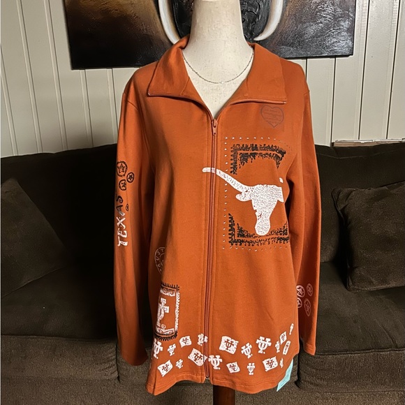 P. Michael • Texas Longhorn • Orange • Collegiate Apparel • Medium • Jacket •New - Picture 11 of 16